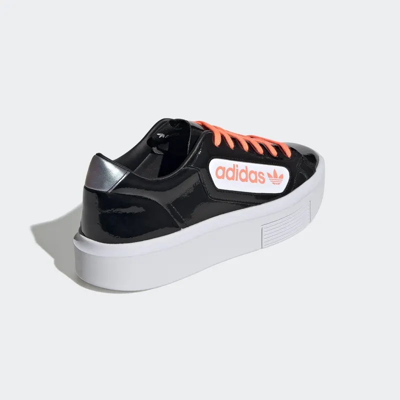 adidas Sleek Super Core Black (W) Core Black/Signal Coral/Crystal White (EF4954)