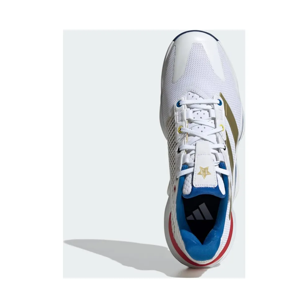 Adidas Stabil 16 Indoor Cloud White / Gold Metallic / Dark Blue (JP5770)