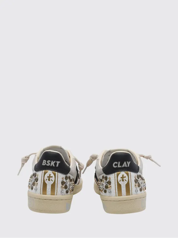 Premiata Clay Suede Sneakers with Studs White (BSKTCLAYD7661) (3)