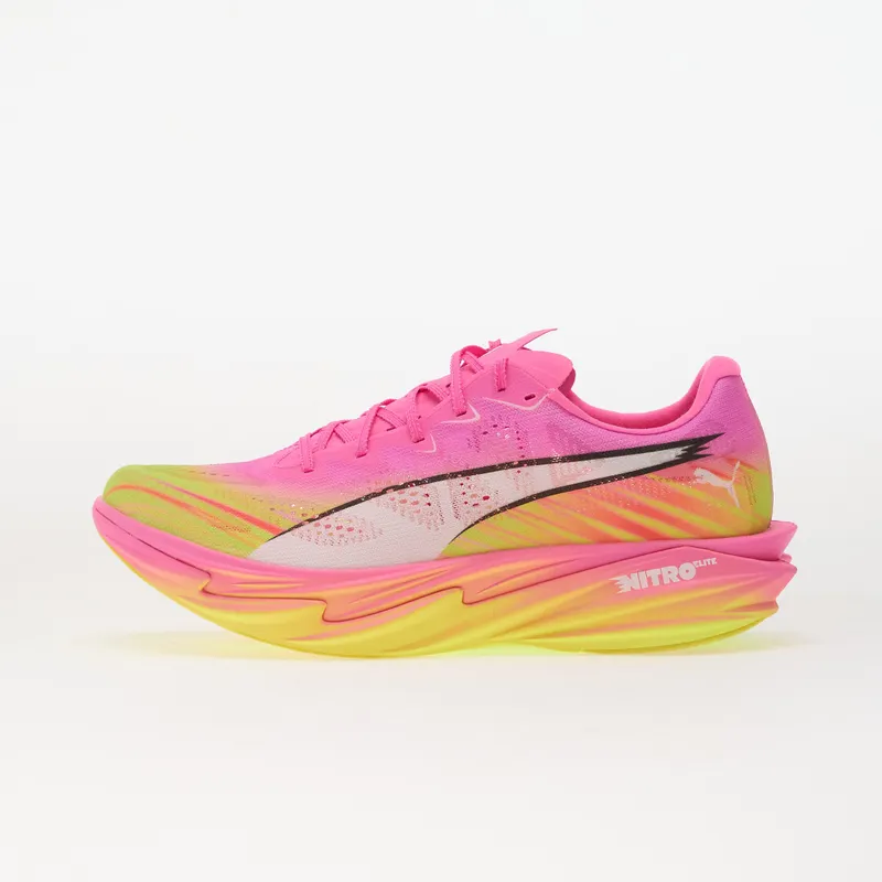 Puma Deviate Nitro Elite 4 ‘Poison Pink Yellow Alert Bright Aqua’ (31329801)