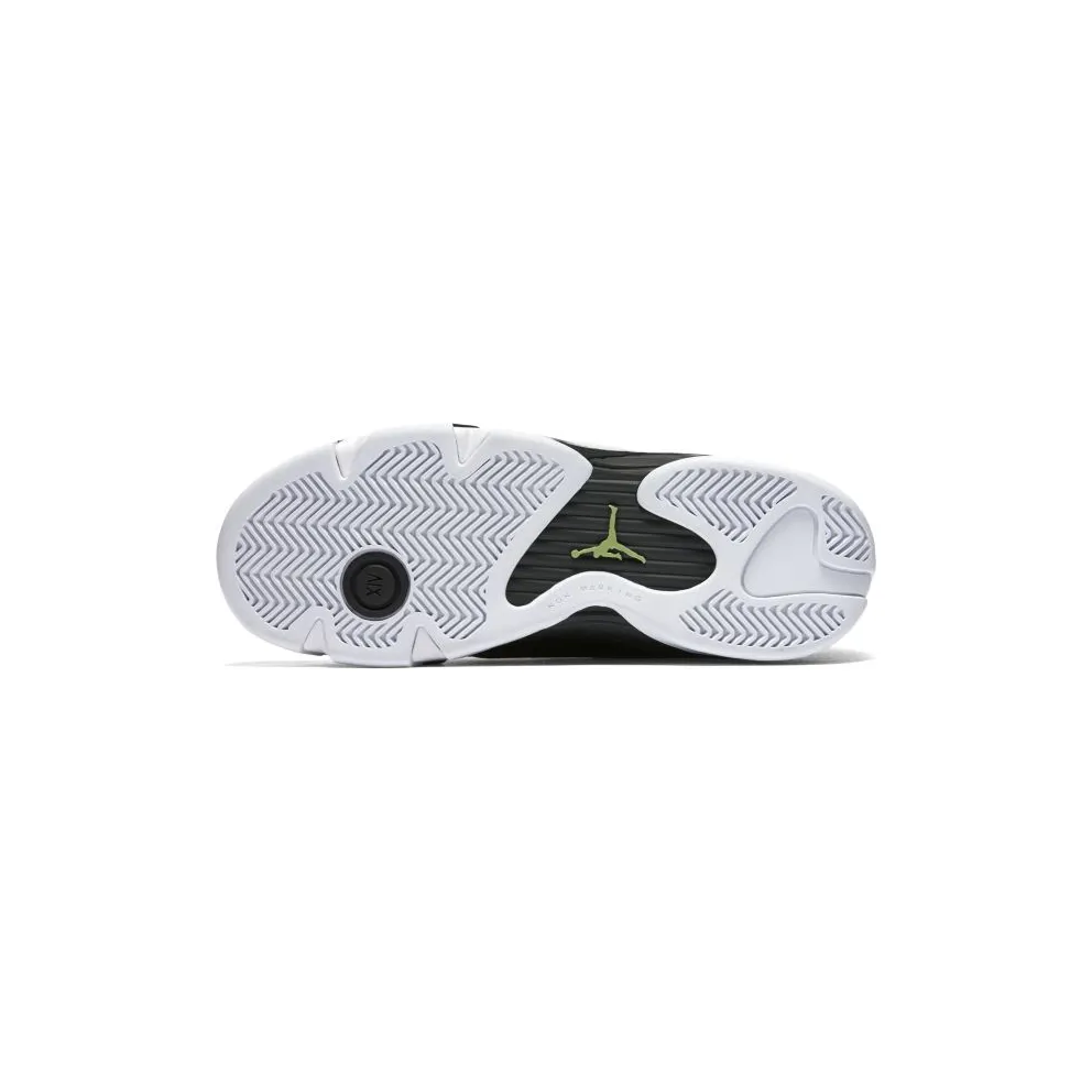 Jordan 14 Retro Indiglo 2016 (GS) Black/White-Indiglo (487524-005)