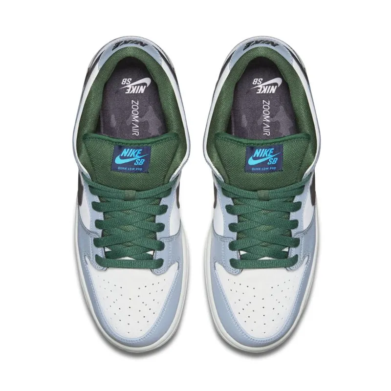 Nike Dunk SB Low Maple Leaf Central Park Dove Grey/Black-Gorge Green (313170-021)