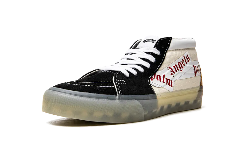 Vans Vault Sk8-Mid LX Palm Angels Black White Beige (VN0A7TNH78C1)