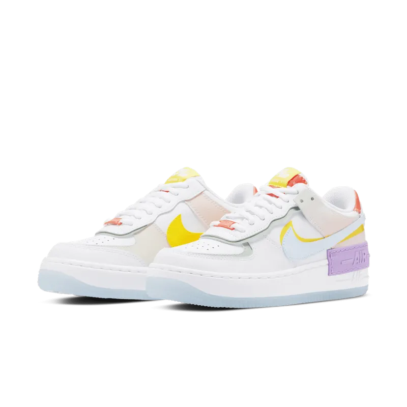 Nike Air Force 1 Shadow White Hydrogen Blue Purple (W) White/Hydrogen Blue-Purple (CW2630-141)