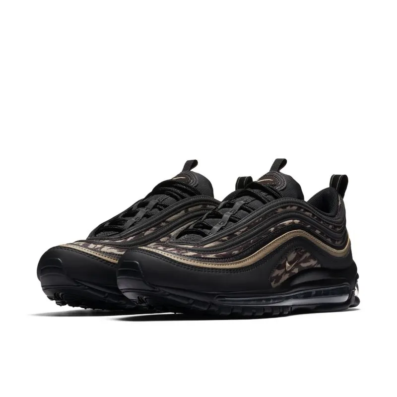 Nike Air Max 97 Tiger Camo Black/Velvet Brown-Khaki (AQ4132-001)