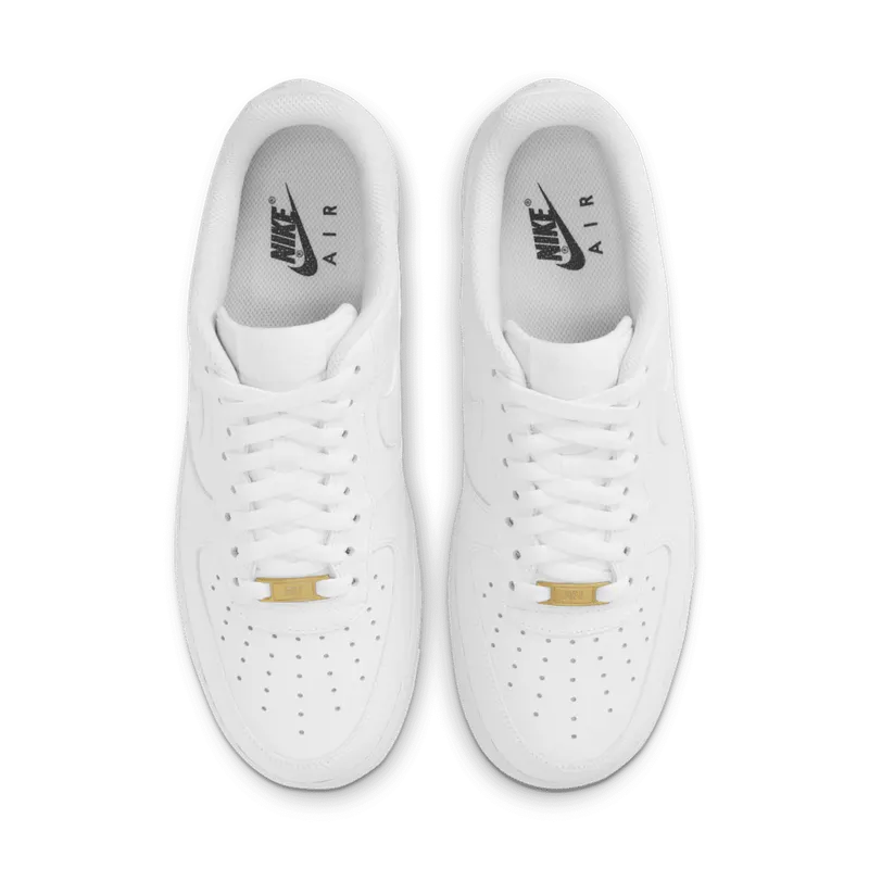 Nike Air Force 1 Low Triple White Tumbled Leather (CZ0326-101)
