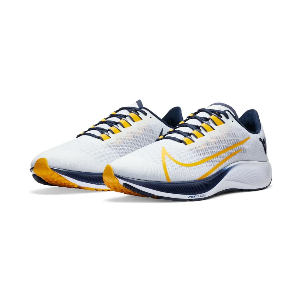 Nike Air Zoom Pegasus 37 West Virginia White/Pure Platinum-College Navy-University Gold (CZ5397-100)