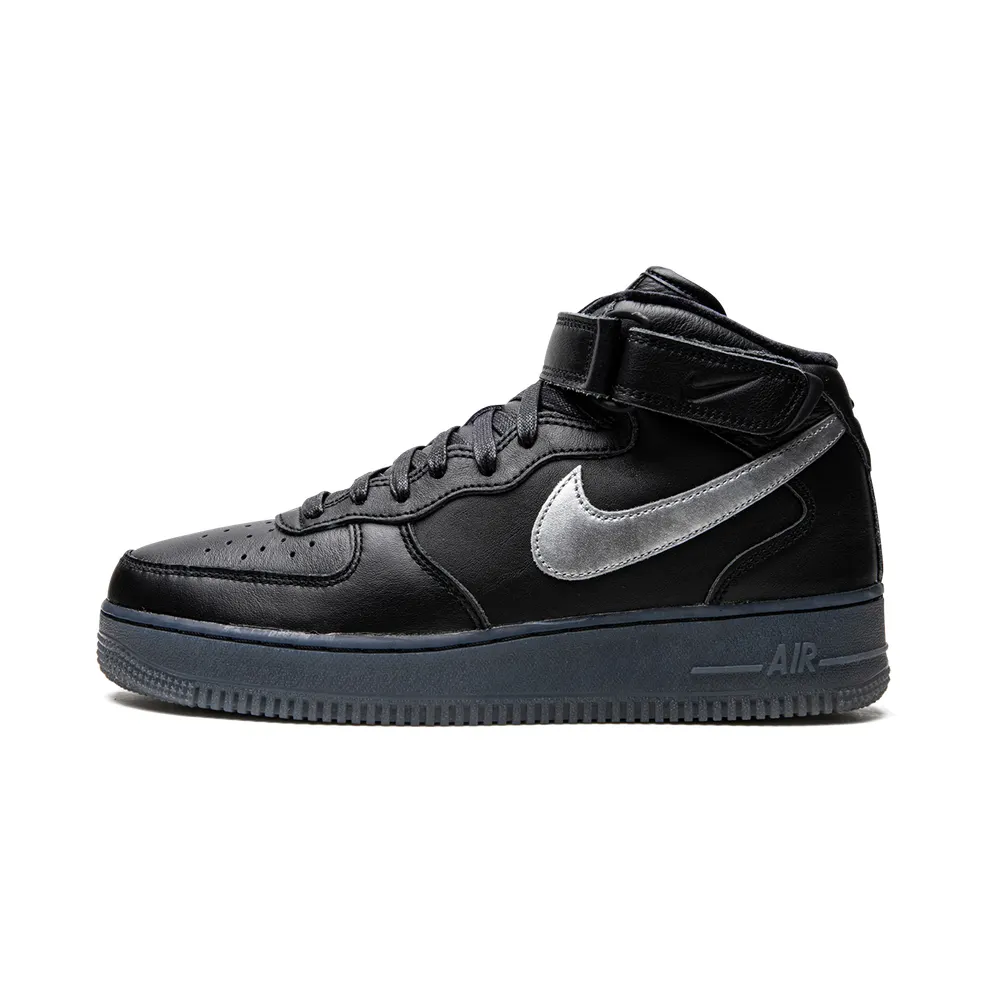 Nike Air Force 1 Mid “Black / Metallic Silver” (DX3061-001)