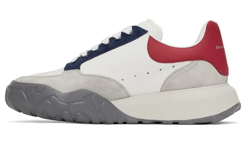 Alexander McQueen White Court Trainer 8990 WHITE (705117WIAAC) (3)