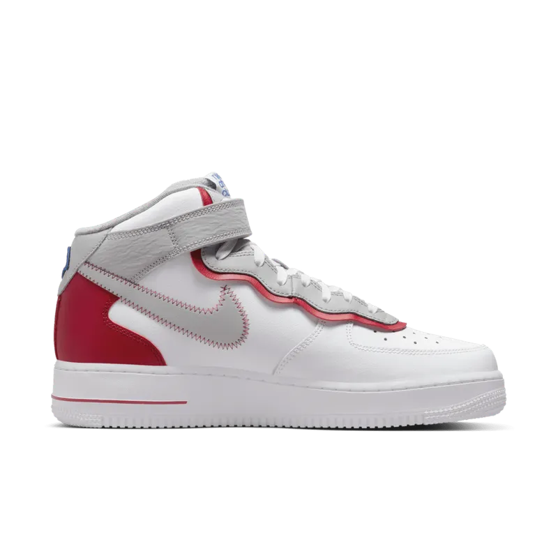Nike Air Force 1 Mid Athletic Club White Gym Red (DH7451-100)