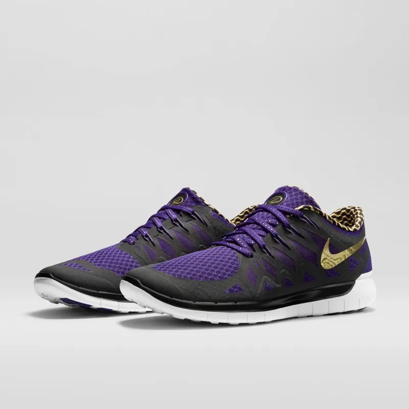 Nike Free 5.0 Doernbecher (2014) Court Purple/Metallic Gold-Black (725566-580)