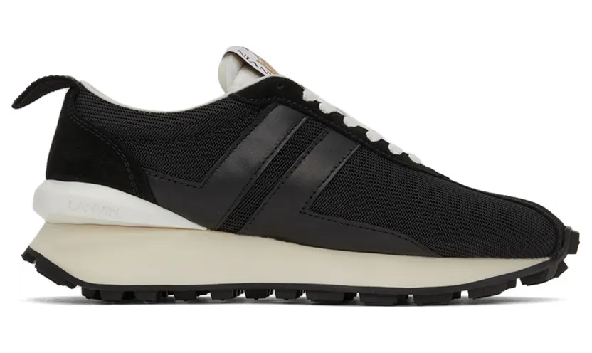 Lanvin White & Grey Mesh Bumpr Sneakers (FM-SKBRUC-DRAG-A20)