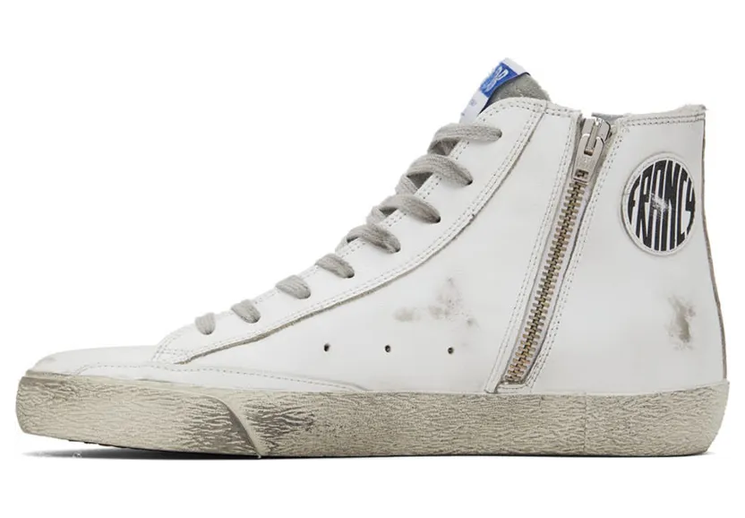 Golden Goose White Francy Classic High-Top Sneakers (GMF00113.F000319.10274) (3)