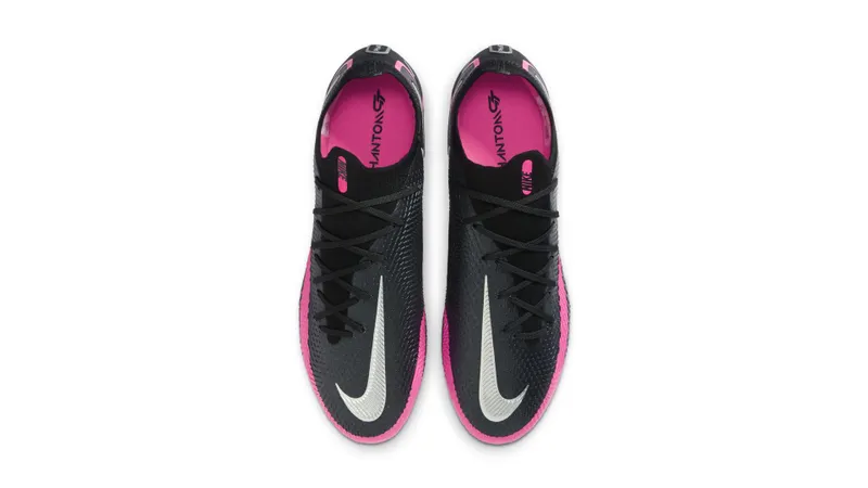 Nike Phantom GT Elite FG Black Pink Blast Black/Pink Blast-Metallic Silver (CK8439-006)