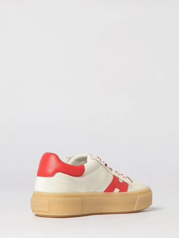 Hogan Crosswind Leather Sneakers Beige (HXW7050GB00V1N0RWB) (2)