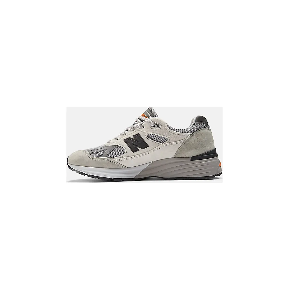New Balance 991v2 MiUK Pelican Grey Orange (U991BS2)