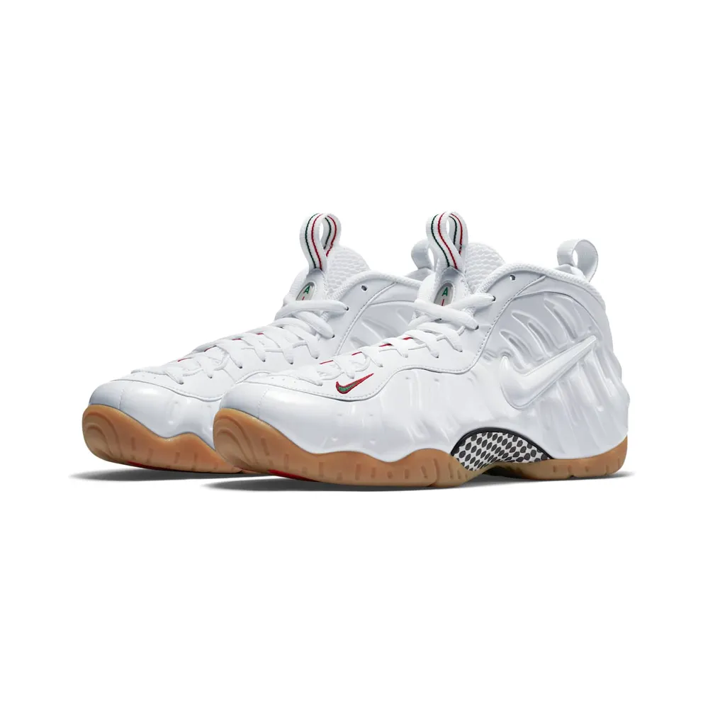 Nike Air Foamposite Pro White Gucci White/White-Gym Red-Gorge Green (624041-102)