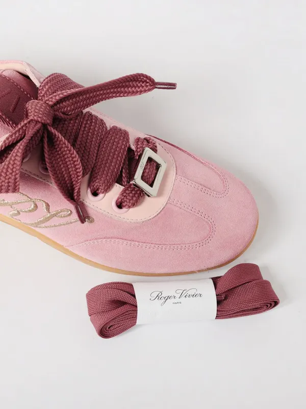 Roger Vivier Suede Sneakers Pink (RVW79342800IRA788V) (3)