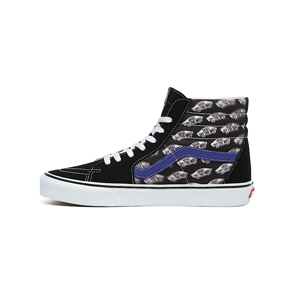 Vans Sk8-Hi ‘Blur Boards’ Black/Royal Blue (VN0A4BV6T2N)