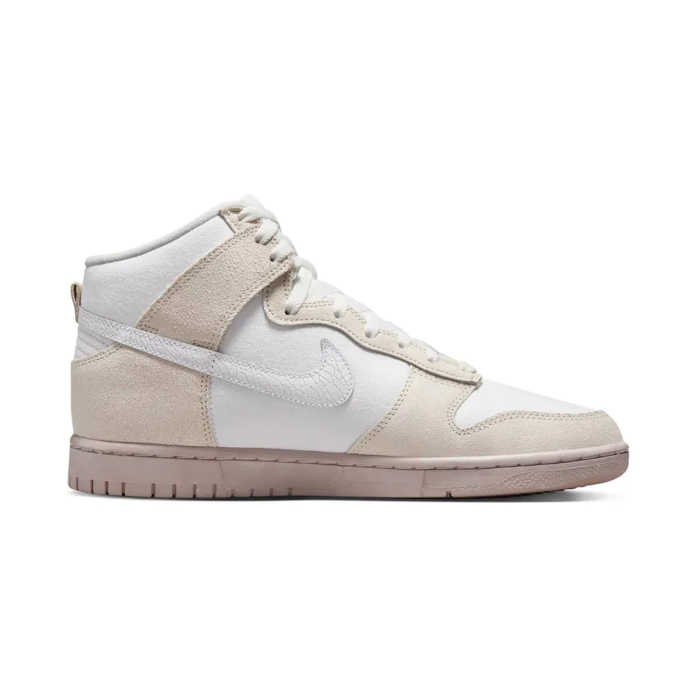 Nike Dunk High Retro PRM “Cracked Leather Swoosh” (DV0822-100)