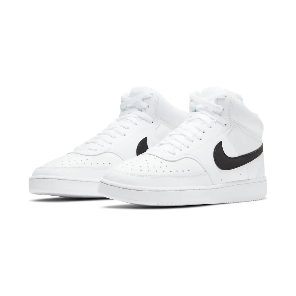 Nike Court Vision Mid White Black White/White/Black (CD5466-101)