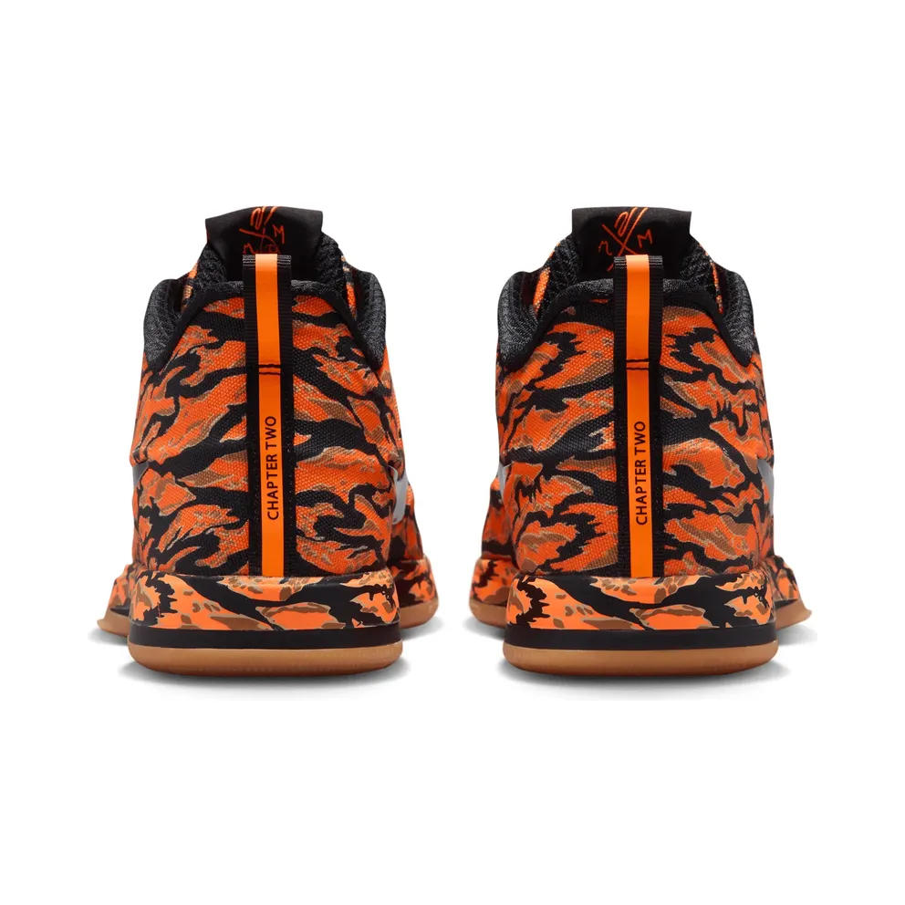 Nike Book 2 – Tiger Camo – “Black / Total Orange / Flax” (IM4669-001)