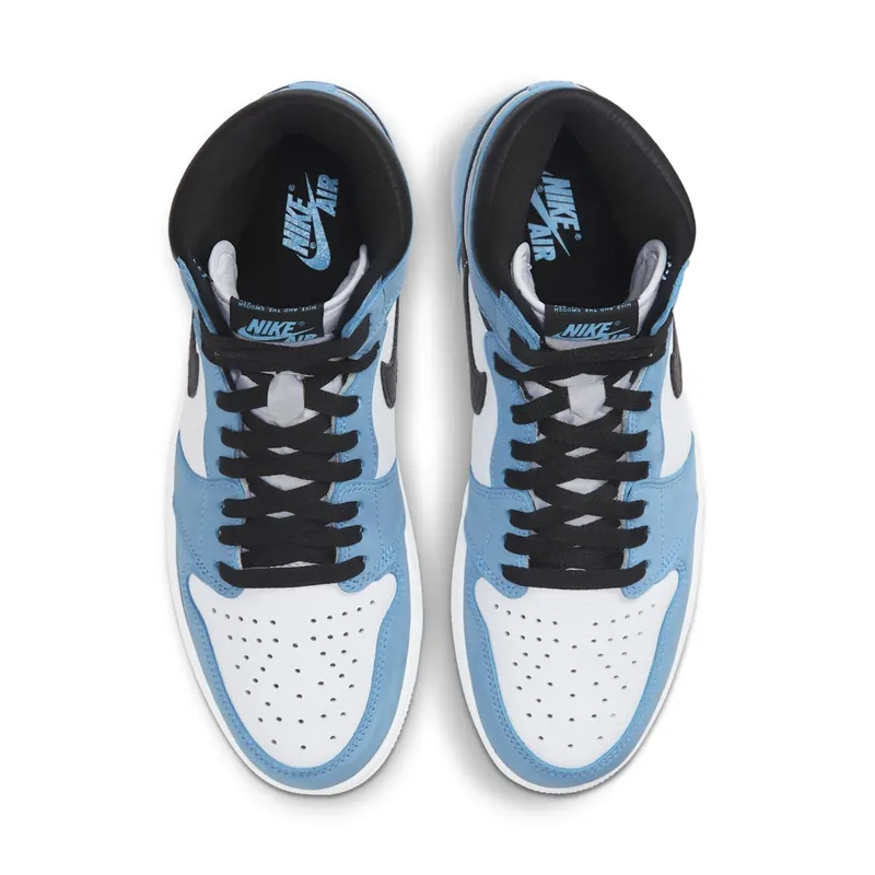 Jordan 1 Retro High White University Blue Black White/University Blue-Black (555088-134)