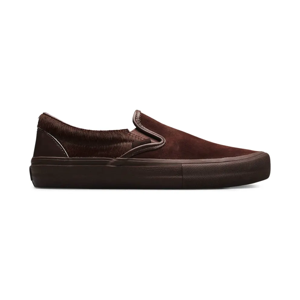 Vans Slip-On Engineered Garments Mismatched Cow Hair Brown Brown/Multi (VN0A3QXYTFS)