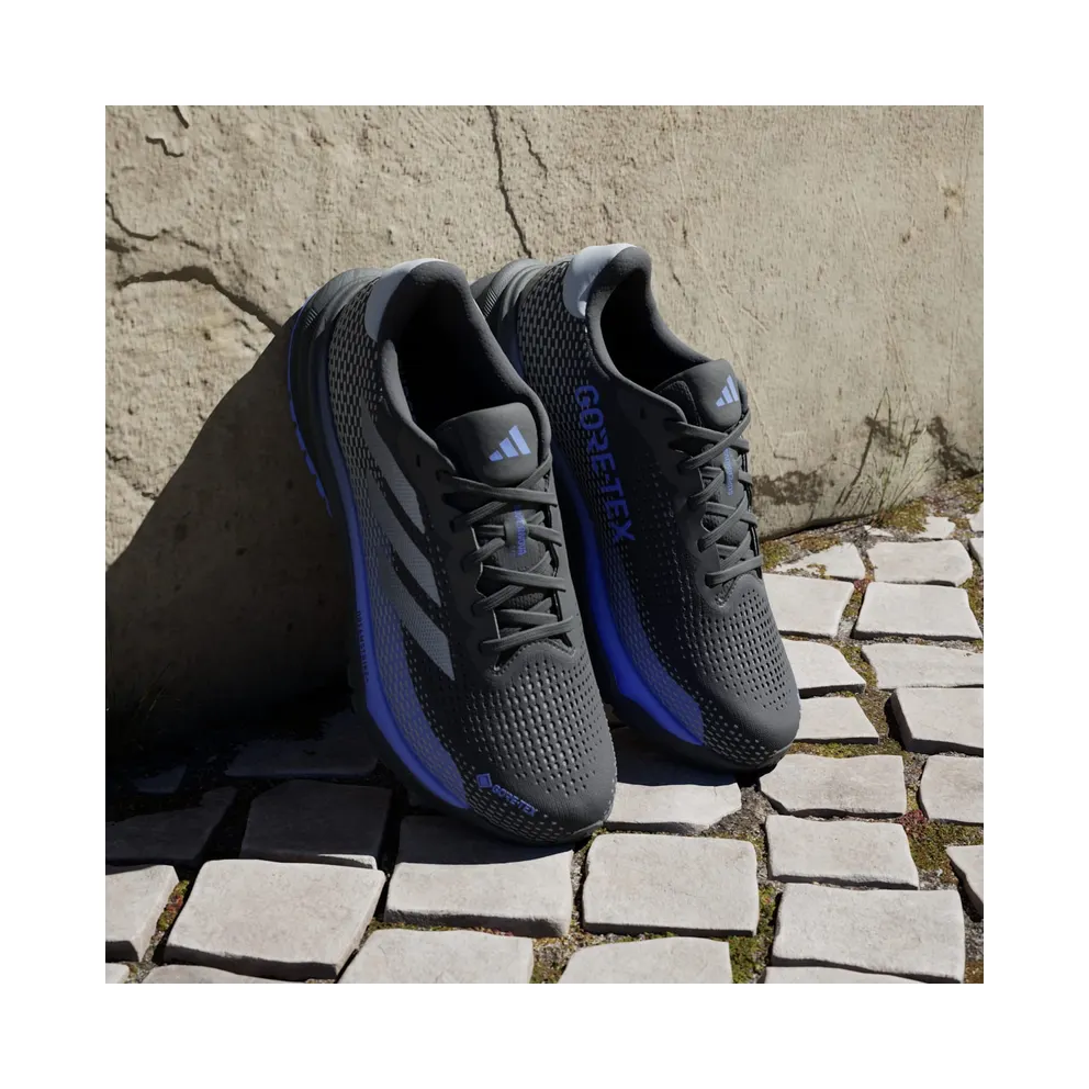 Adidas Supernova GORE-TEX Running Shoes Core Black / Grey / Cobalt Blue (ID6307)