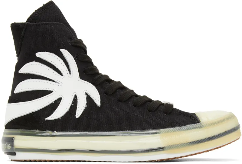 Palm Angels Black Vulcanized Palm (PMIA048R21LEA0021001)