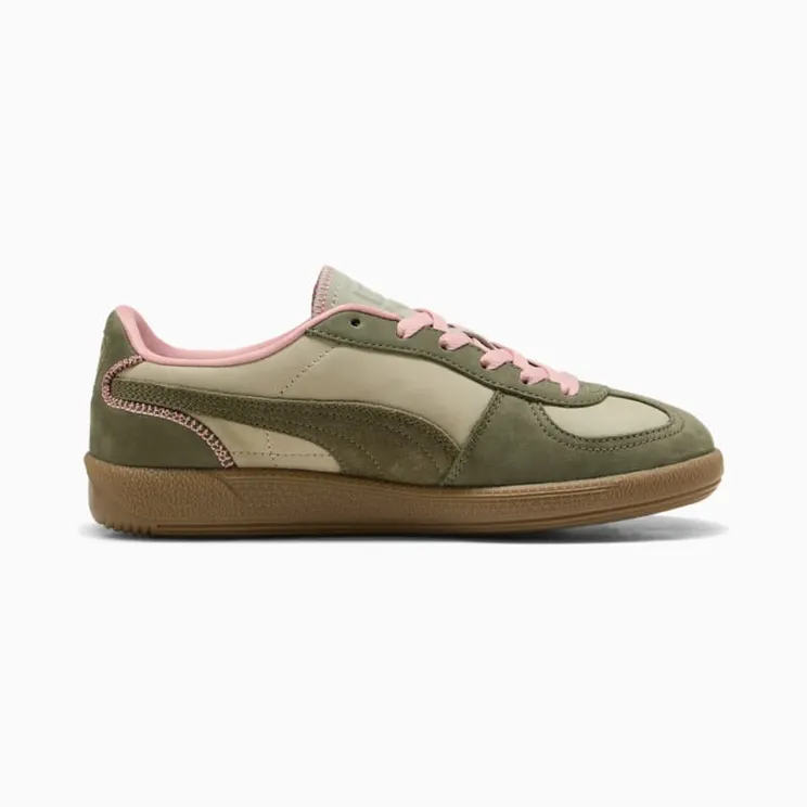 Puma Palermo Pebble Gray / Loden Green / Gum (405493-01)