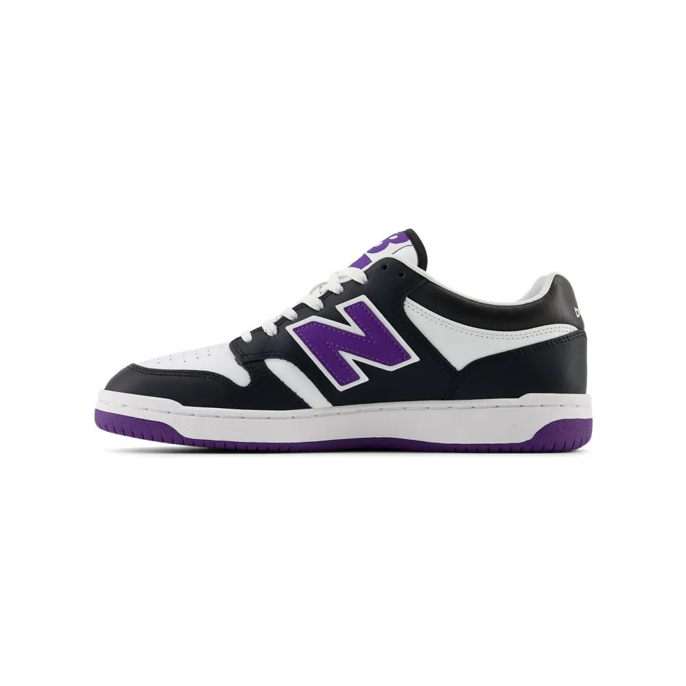 New Balance 480 Black White Purple (BB480LPL)