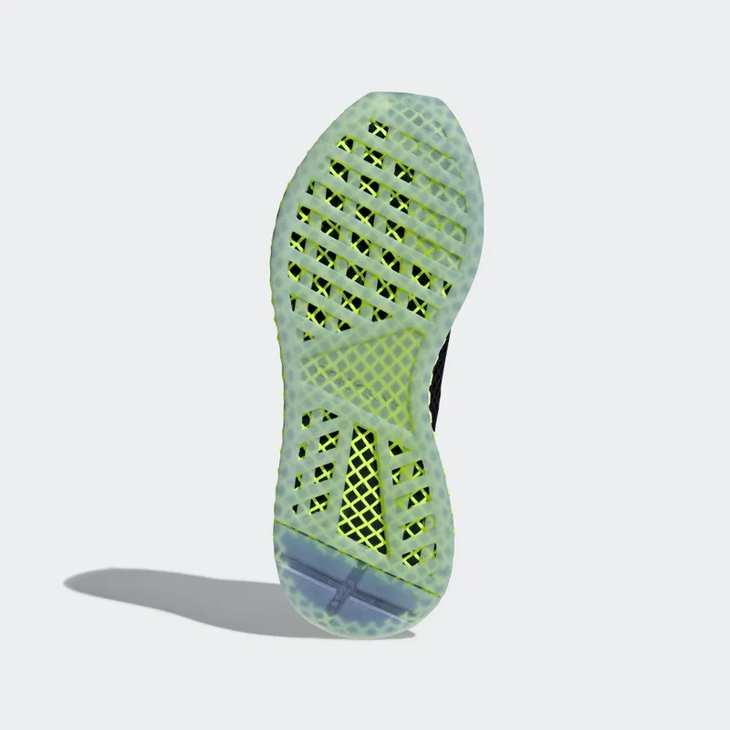 adidas Deerupt Core Black Ash Blue Core Black/Core Black/Ash Blue (B41755)