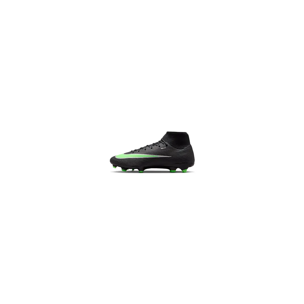Nike Mercurial Superfly 11 Academy Multi-Ground High-Top “Black/Black/Illusion Green” (IO1485-001)