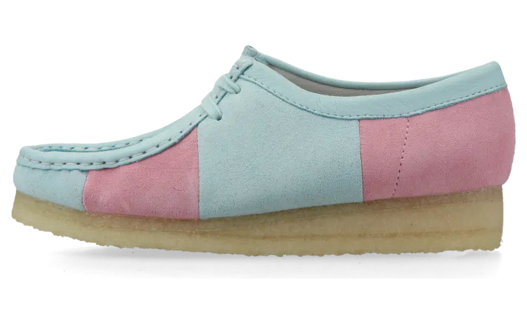 Clarks Originals Wallabee Pale Blue Stripe
