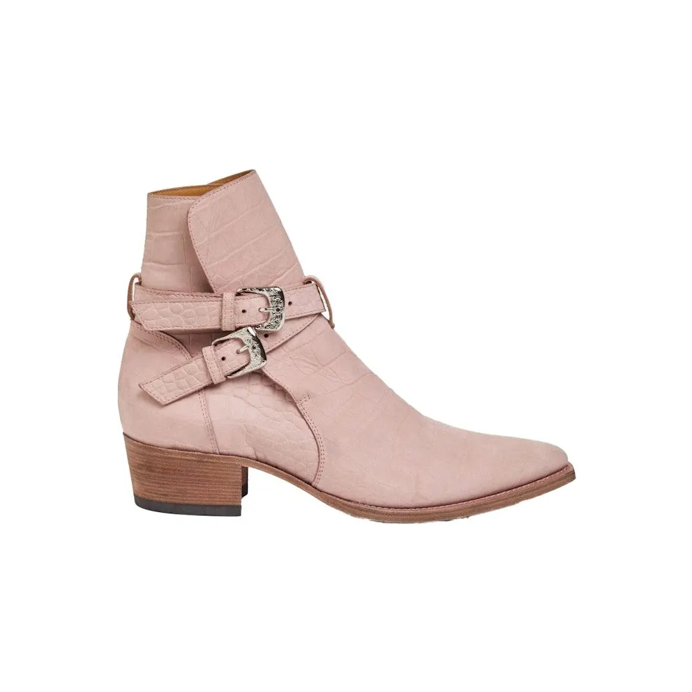 AMIRI Jodhpur Boots Salmon Croc (Y0F20425CN-SAL)