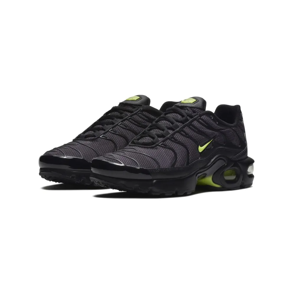 Nike Air Max Plus Black Volt Glow (GS) Black/Volt Glow-Wolf Grey (AO5435-002)