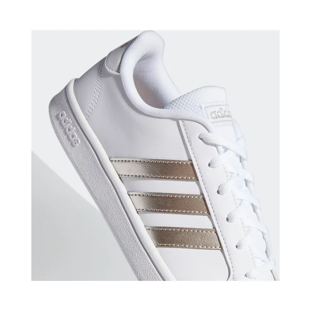 Adidas Grand Court Base Cloud White / Platinum Metallic / Cloud White (EE7874)