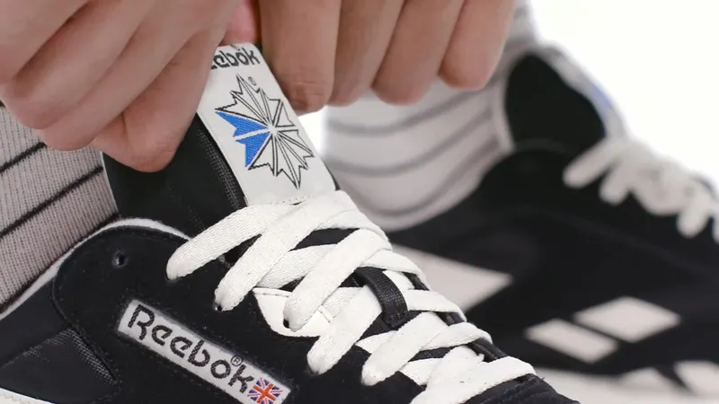 Reebok Classic Nylon 1991 Vintage Shoes Core Black / Chalk / Modern Blue (GY1565)
