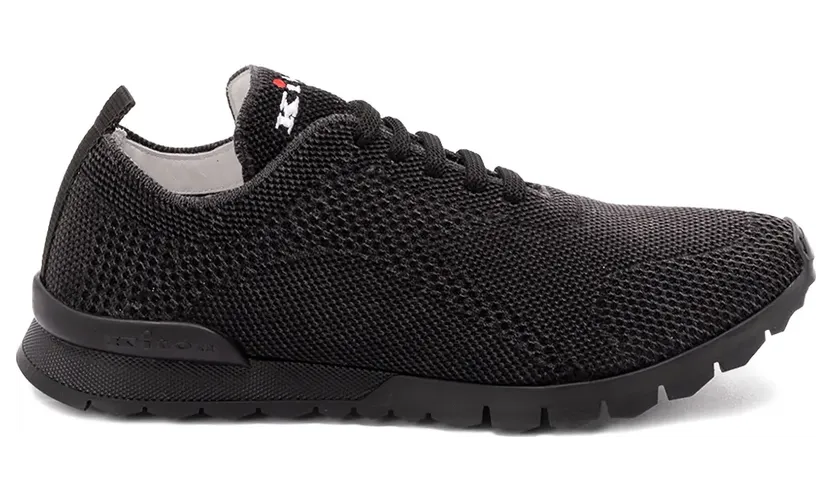Kiton Sneakers in Strickoptik – Schwarz (USSFITBN0115107007)