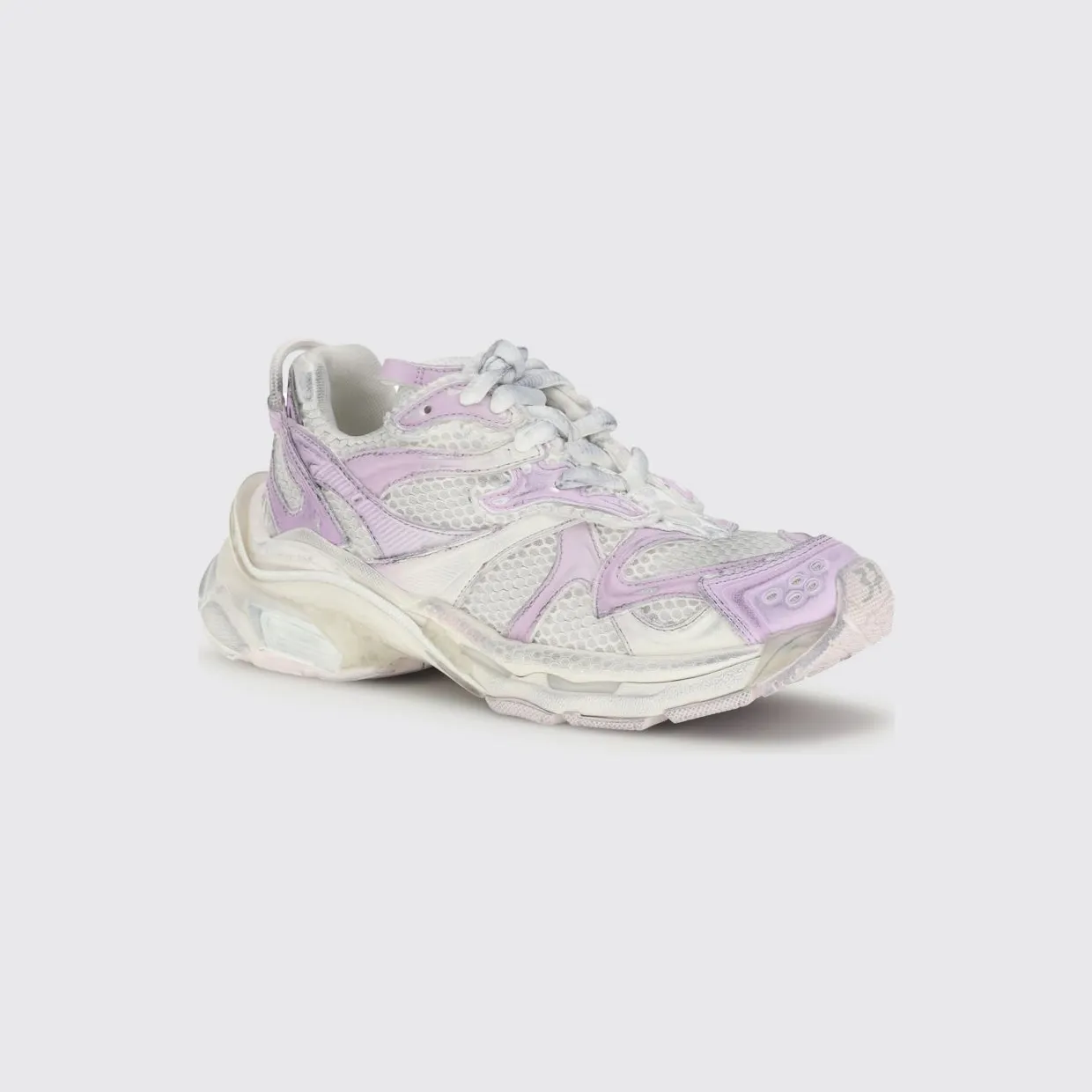 Balenciaga Runner 2.0 Sneakers in Mesh and Rubber Grey (779064WRN2G1150)