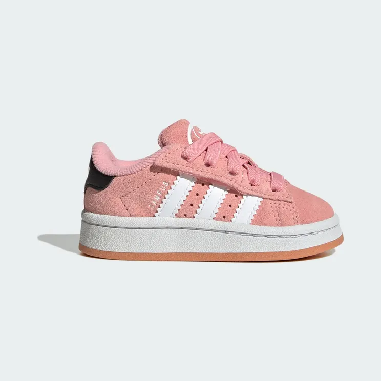 adidas Campus 00s Comfort Closure Elastic Lace Shoes Kids “Semi Pink Spark / Cloud White / Gum” (JP5513)