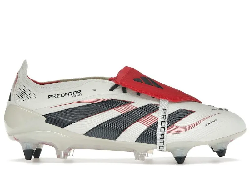 adidas Predator Elite Fold-Over Tongue SG Off White Core Black Pure Ruby (JQ7821)
