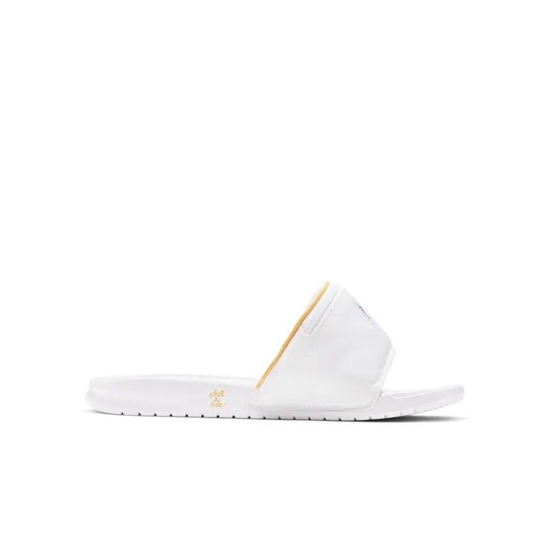 Nike Benassi JDI Fanny Pack White Topaz Gold White/Topaz Gold-White (CJ0604-100)