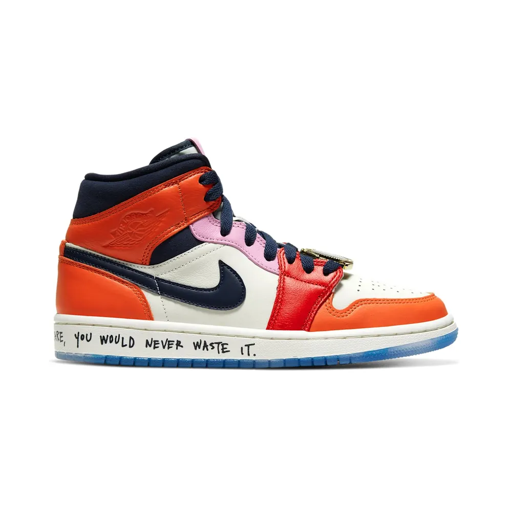 Air Jordan WMNS 1 Mid SE Fearless Melody Ehsani (2019) (CQ7629-100)