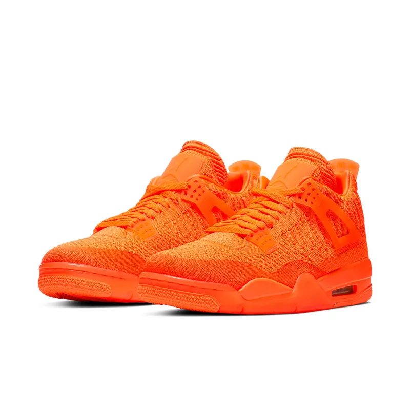 Jordan 4 Retro Flyknit Orange Orange/Black-Orange (AQ3559-800)