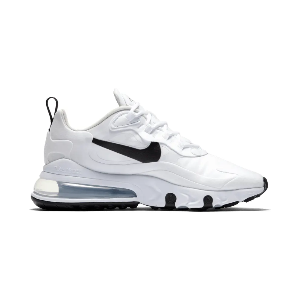 Nike Air Max 270 React White (W) White/Metallic Silver/Black (CI3899-101)