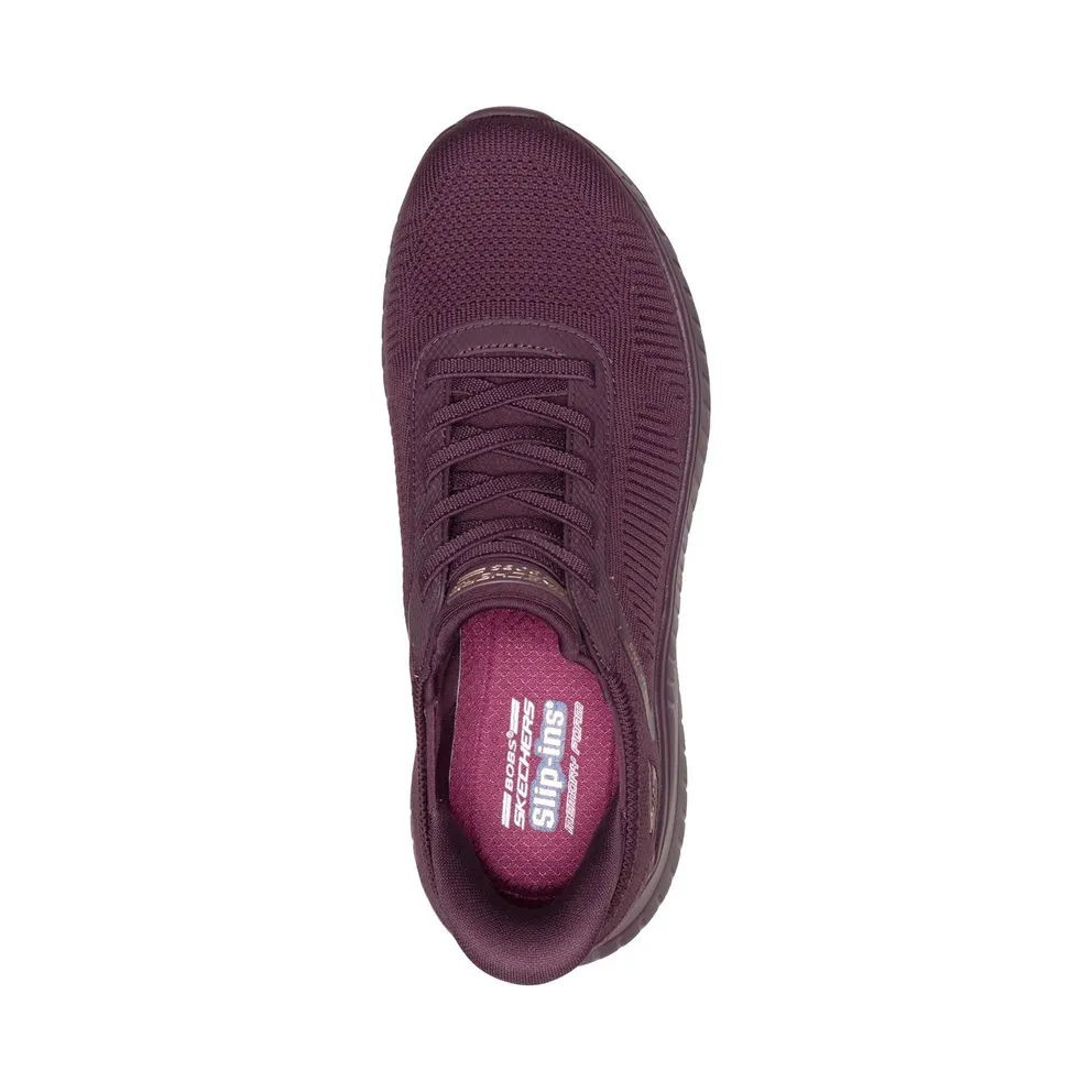 Skechers Slip-ins: BOBS Sport Squad Chaos Sneaker Wijn