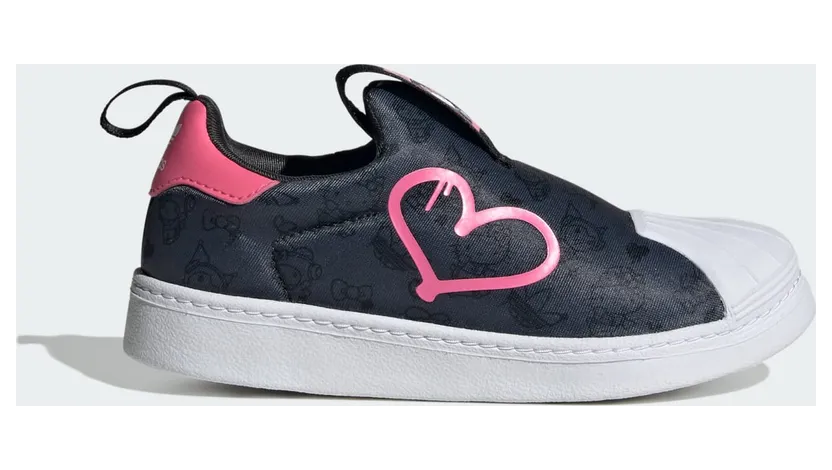 adidas Superstar 360 Hello Kitty And Friends Carbon Core Black Pink Fusion (IF3554)