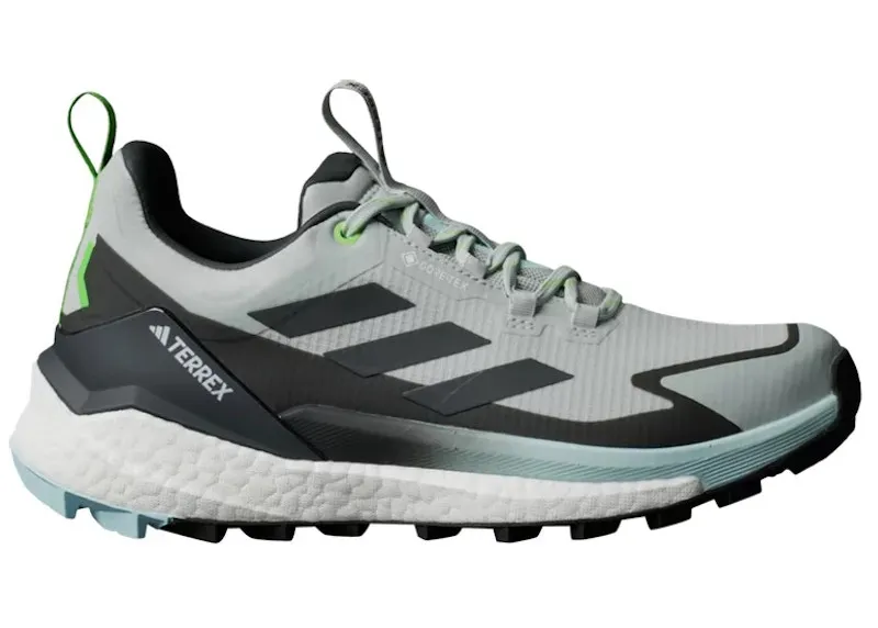 adidas Terrex Free Hiker 2.0 Low Gore-Tex Semi Flash Aqua Carbon Lucid Lime (IG3204)